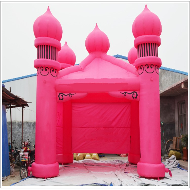 越秀粉色帐篷